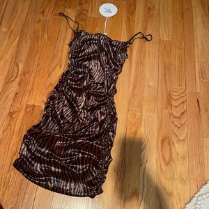 Tiger body con dress